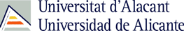 Logotipo Universidad de Alicante horizontal