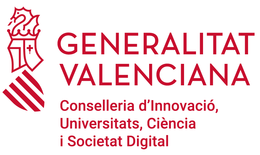 Logotipo Generalitat Conselleria d'Innovació, Universitats, Ciència i Societat Digital