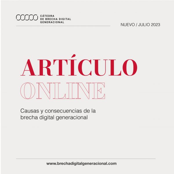 Cartel anuncia artículo online castellano