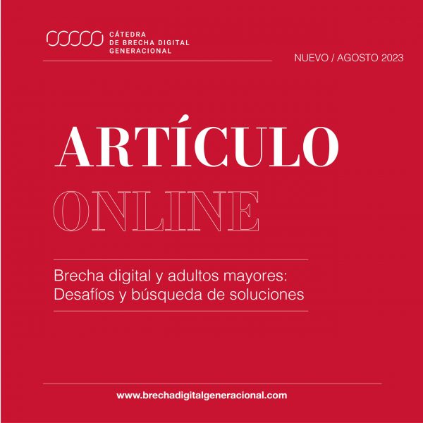 Cartel anuncia articulo online castellano